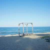 Vibe away on this lovely Korean beach