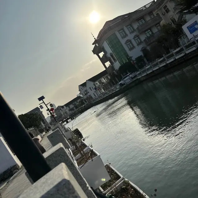 Qidu! A beautiful sunset!