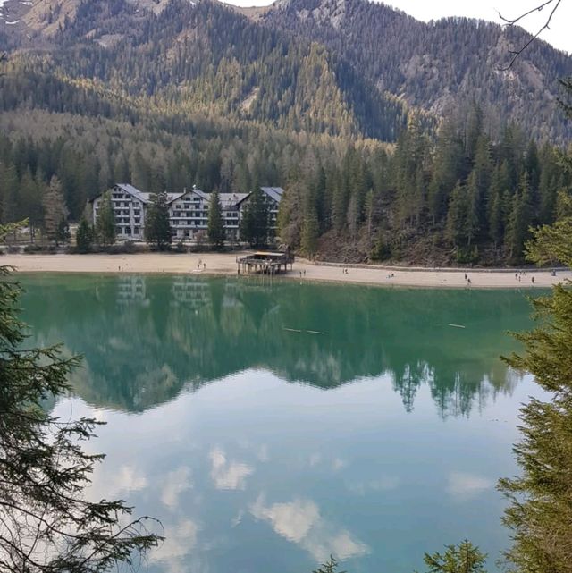 Incredible lake between Austrian and Italy 