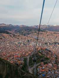 標高3,600mの天空都市、ラパス🇧🇴🚡