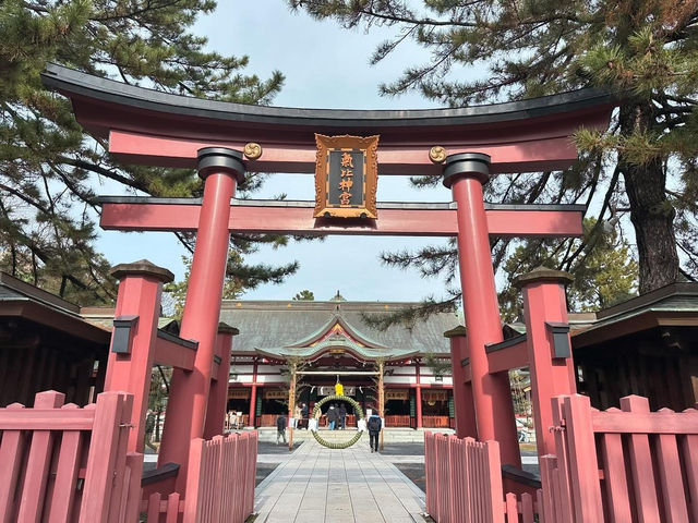 A shrine that is also famous as a power spot