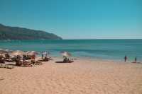 Corfu's Calm Golden Sand Coast: Agios Georgios Beach