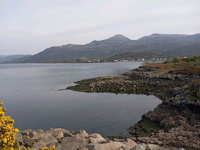 Skye Bridge and the village of Kyleakin 