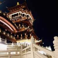 A Temple with a beautiful Night View 
