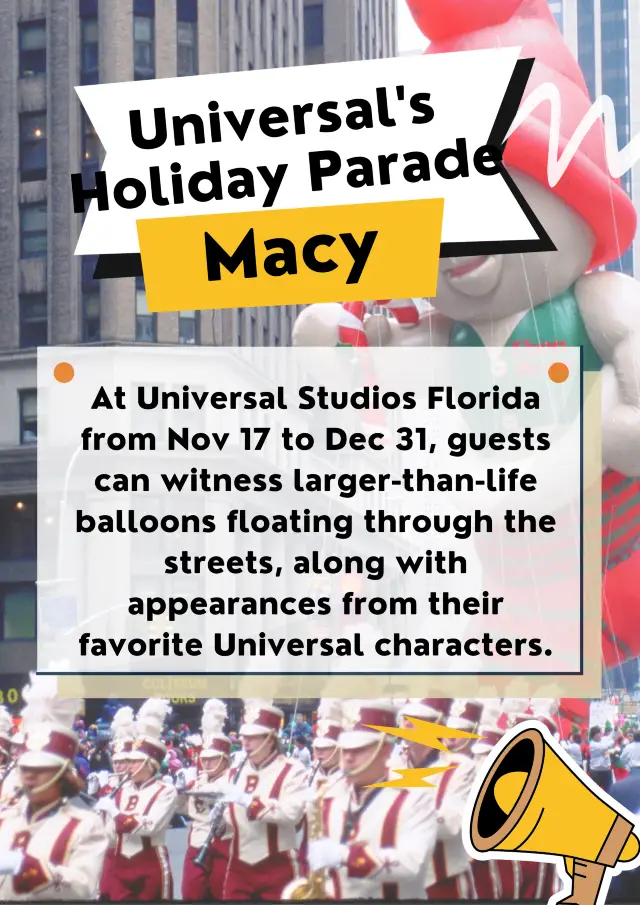 Universal's Holiday Parade Featuring Macy's!