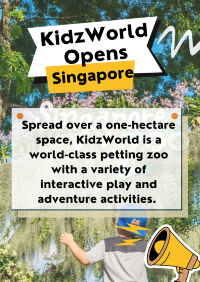 KidzWorld Opens in the Singapore Zoo!🎉