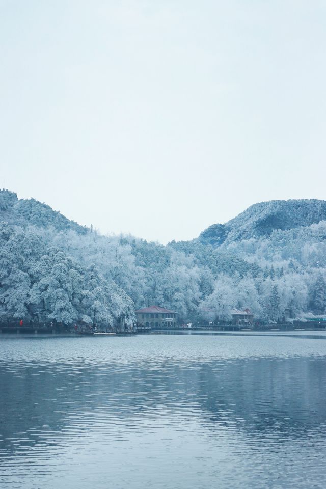 聽說很多人不相信這是廬山的雪景