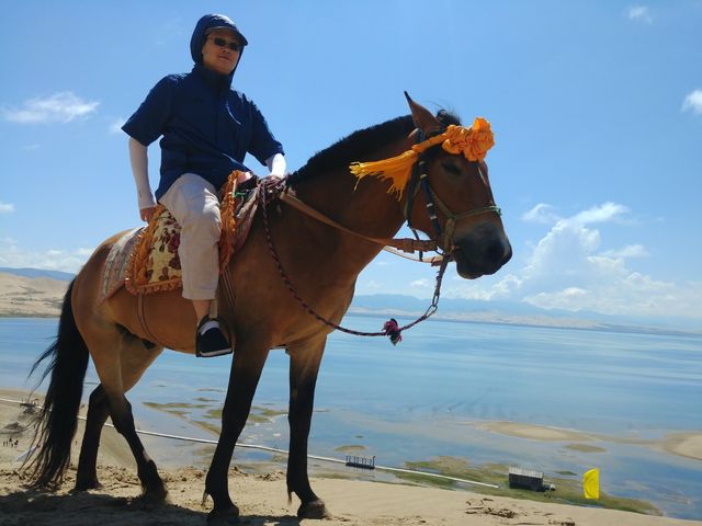 青海湖沙島