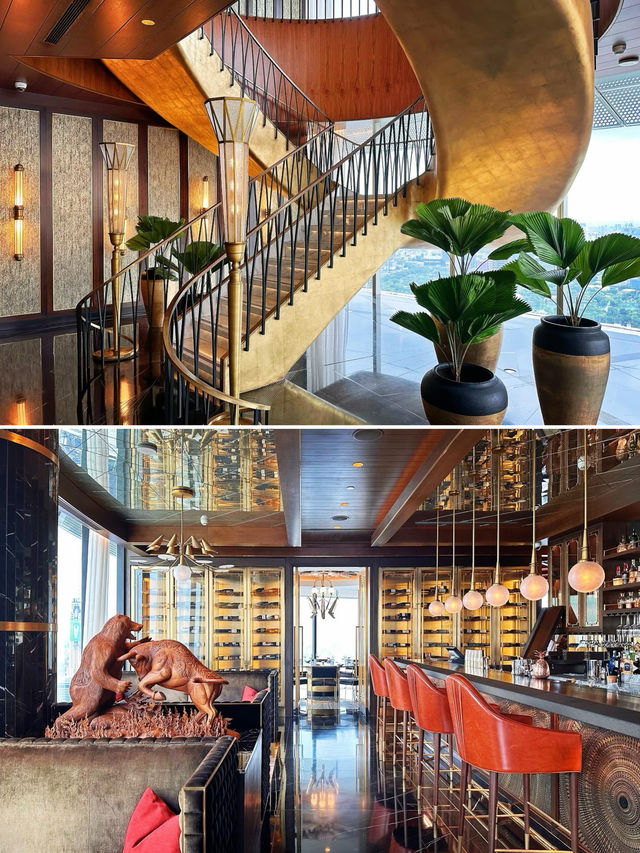 曼谷華爾道夫的餐廳酒吧和下午茶都好讚！尤其56樓酒吧拍照絕了