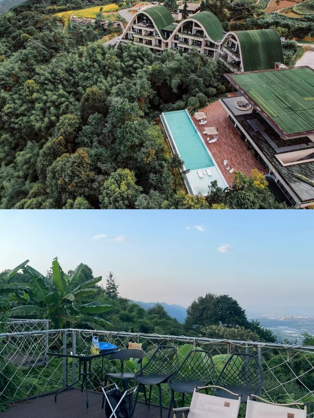 慢屋·青麥|重慶0.5小時森林無邊泳池度假。