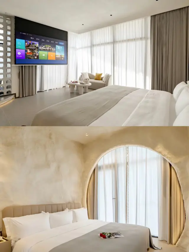 Guangxi!! Beihai!! A cave-style homestay with a sea view that's super close to the sea.