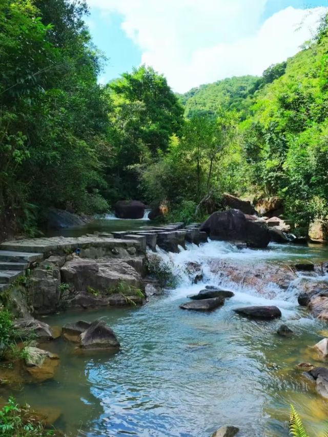 Guangzhou Xiaojiuzhaigou Waterfall Forest Hiking 🇨🇳