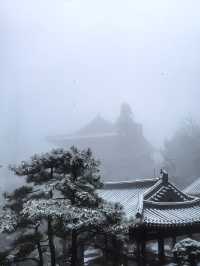 徑山寺觀雪