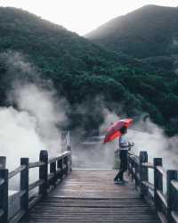 日本雲仙市 | 雲仙地獄—蒸汽彌漫嘅神秘溫泉景觀 