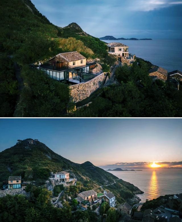溫嶺·靜沁有墅睡進石塘半山嘅海邊石屋聚落