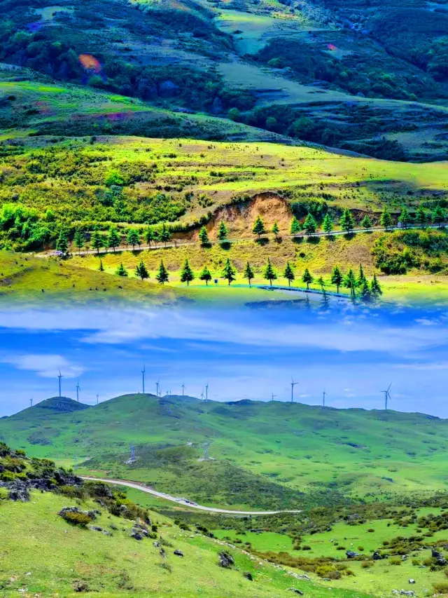 It's not in "Little Switzerland" but on the Wumeng Grassland, folks! 