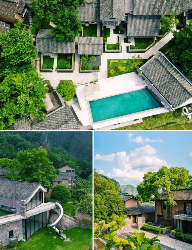 隱居懸崖上的雲端古村落——武義·自在山谷民宿
