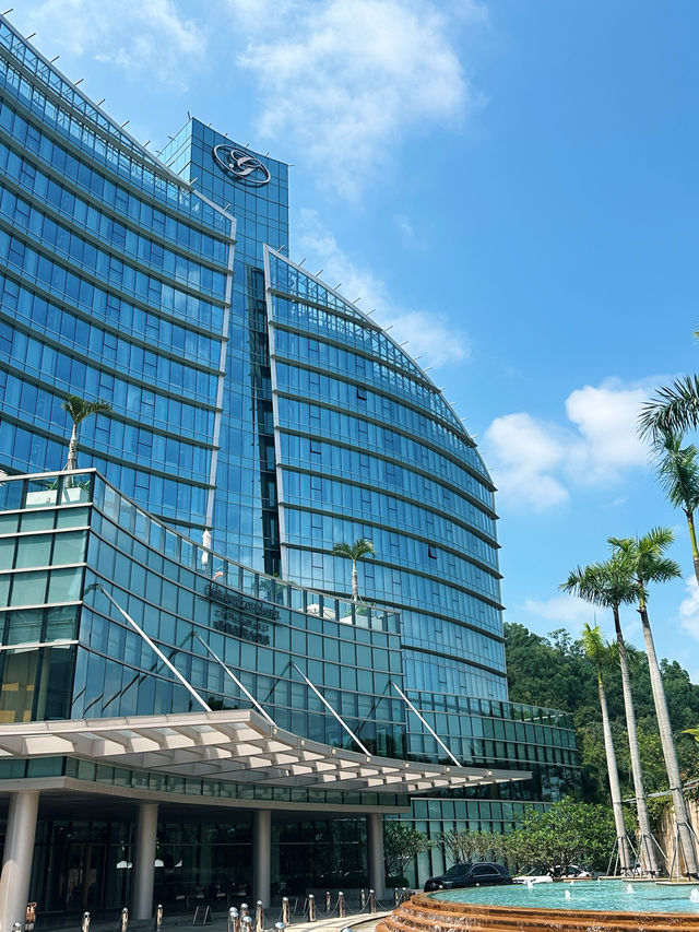 面向珠澳大海嘅珠海海灣大酒店 好chill嘅一日