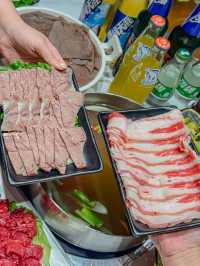 呢間牛肉火鍋真係正到爆！連湯底都想飲清光
