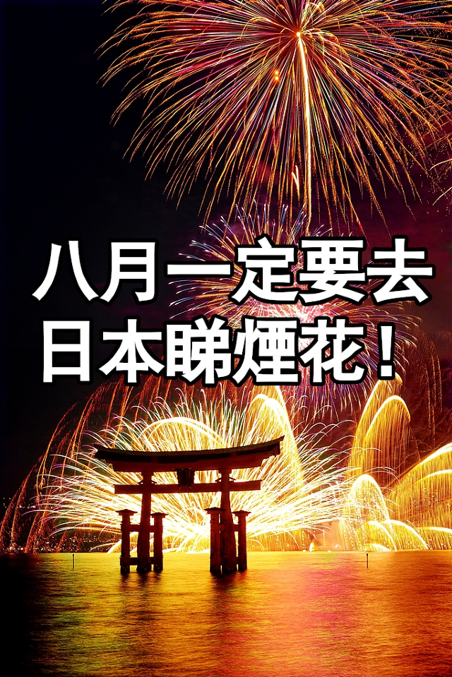 日本三大花火大會，全部都仲去得徹！