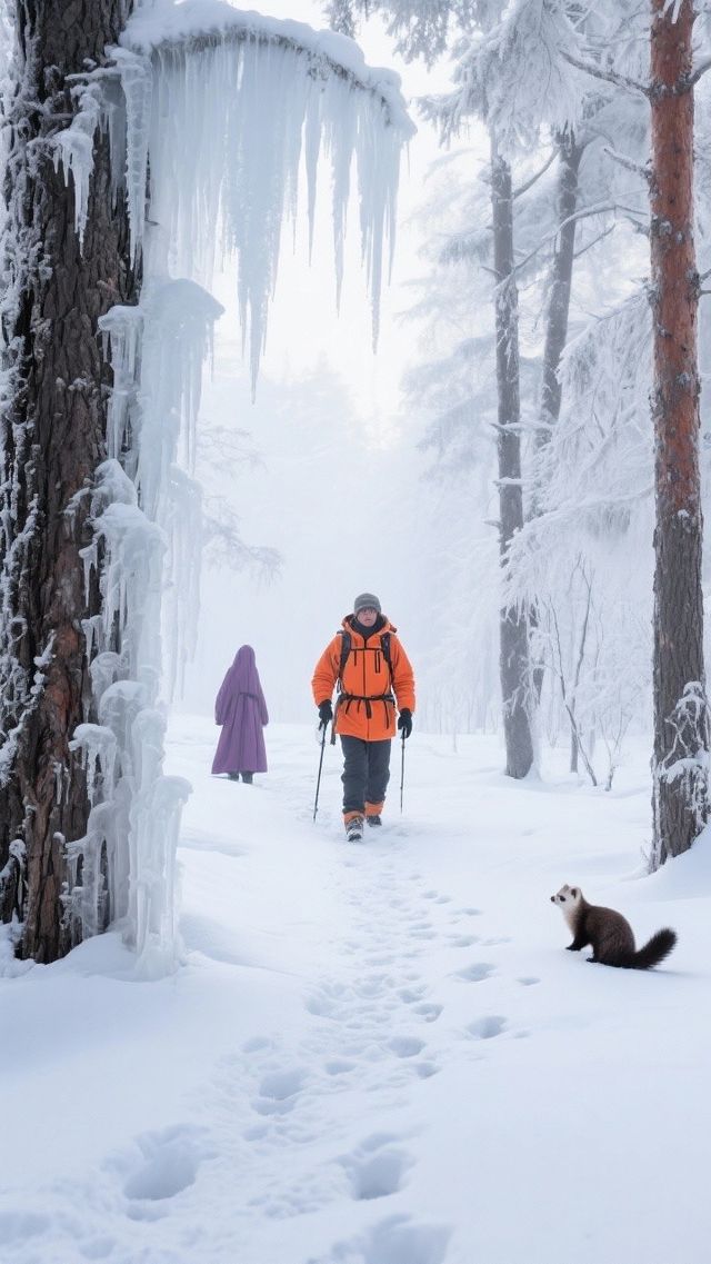 踩進齊膝深雪，走進無人知曉的林海｜方正雙子山