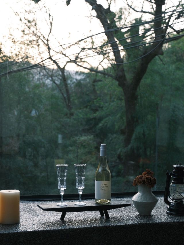 在諾克諾克私湯裡擁攬整片竹海