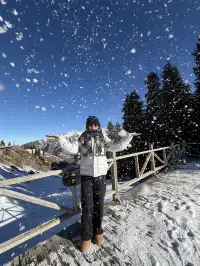 天山天池 人間值得