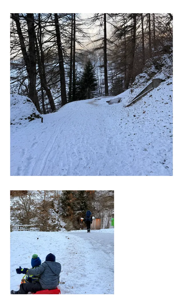 瑞士冬季徒步｜溫泉小鎮洛伊克巴德小環線