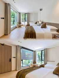 安吉這家山野民宿太好躺了!溫泉泳池絕美隱世美宿