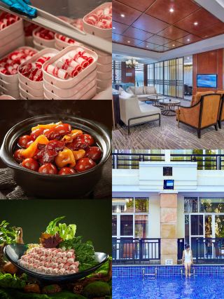 A stunning hot spring hotel in Dongguan is perfect for a weekend getaway with kids, enjoying tea together by the fire!