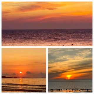 空港の潮汐、風を追い波の音を聞く