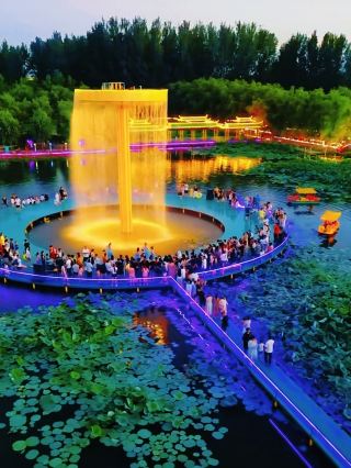 잔허강 발원지 롄화 습지: 중국 중부 수향 마을을 통한 치유의 여정