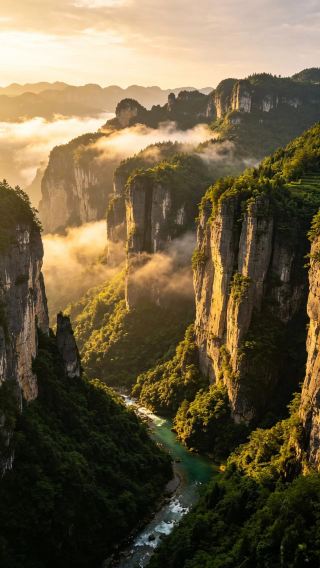 내셔널 지오그래픽도 속이지 않았다, 후베이 은시 진짜 천국이다