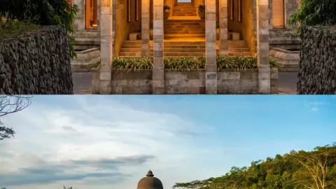 Borobudur's luxurious retreat: a place where you can experience a thousand years of Buddhist heritage and natural healing. — traveler post in Wonosari