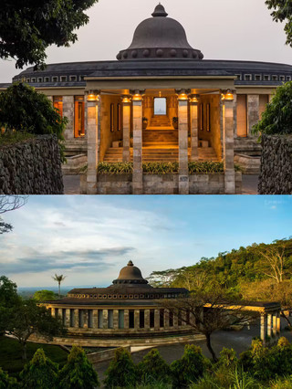 Borobudur's luxurious retreat: a place where you can experience a thousand years of Buddhist heritage and natural healing.