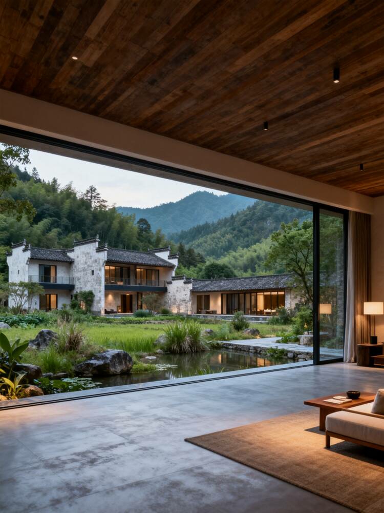 Nơi nghỉ thân thiện với gia đình tại Huizhou, trải nghiệm niềm vui của tranh thủy mặc và thêu vàng Huizhou.