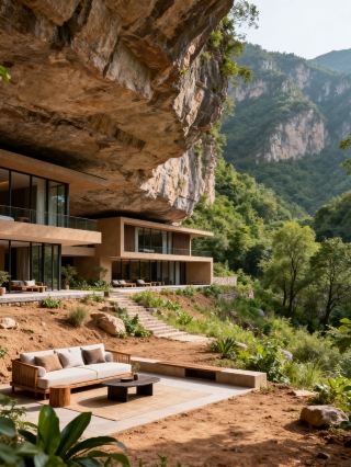 Stayed at the Ancient Castle Cliff Hotel in Jincheng, absolutely stunning. 