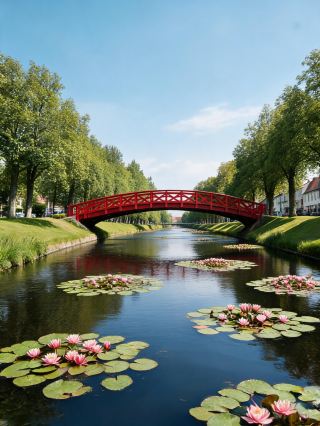 Summer retreat at a secret Nordic riverside spot. Stay in a garden town and don’t want to leave