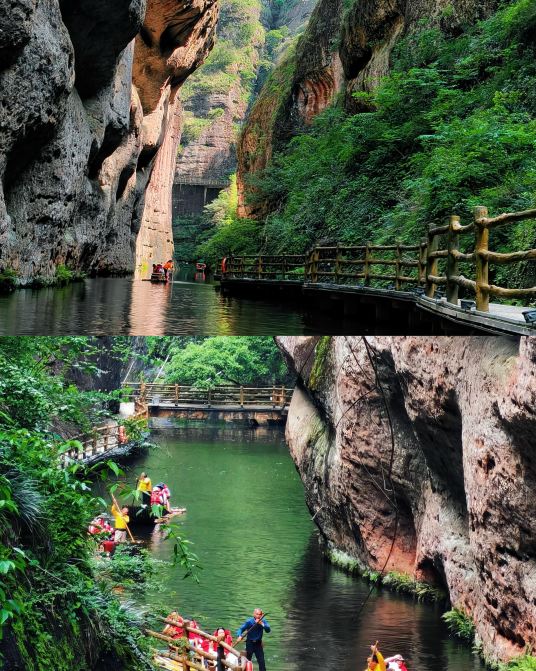 Taining Jiulongtan | Drift through the waterborne Danxia landscape