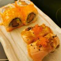 You must try Sushi at Excapade in Brunei