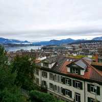 Best viewpoint in Lucerne 🇨🇭 during winter 