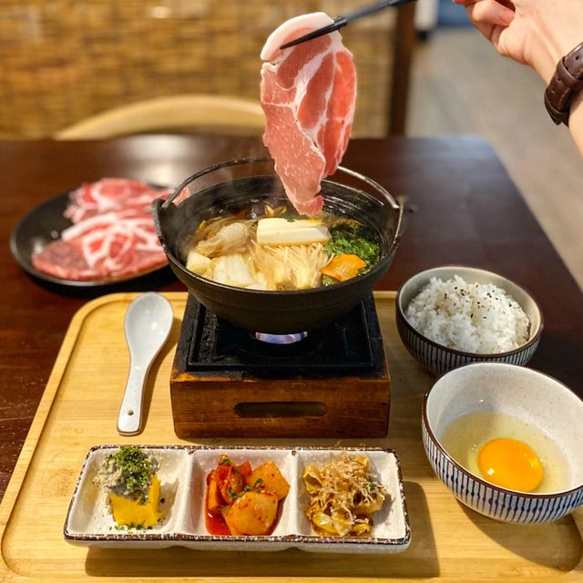 觀塘工廈內的壽喜燒日式小店