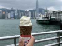 🇭🇰香港很美😍尖沙咀海旁+渡海小輪⛴️雪糕車