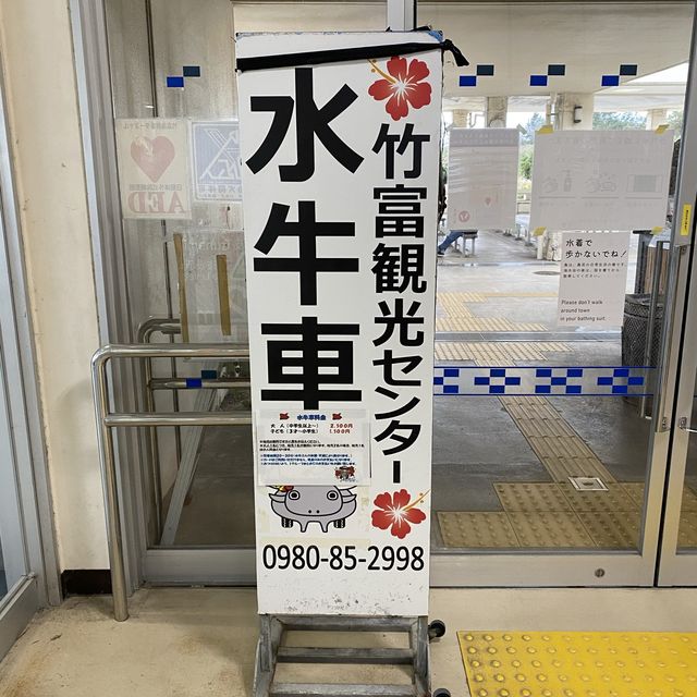 竹富島「水牛車コース」ニーラン君はのんびり集落を歩いてくれました