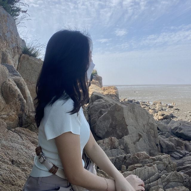 간조시에 드러나는 넓은 모래사장이 멋진 [을왕리 해수욕장]