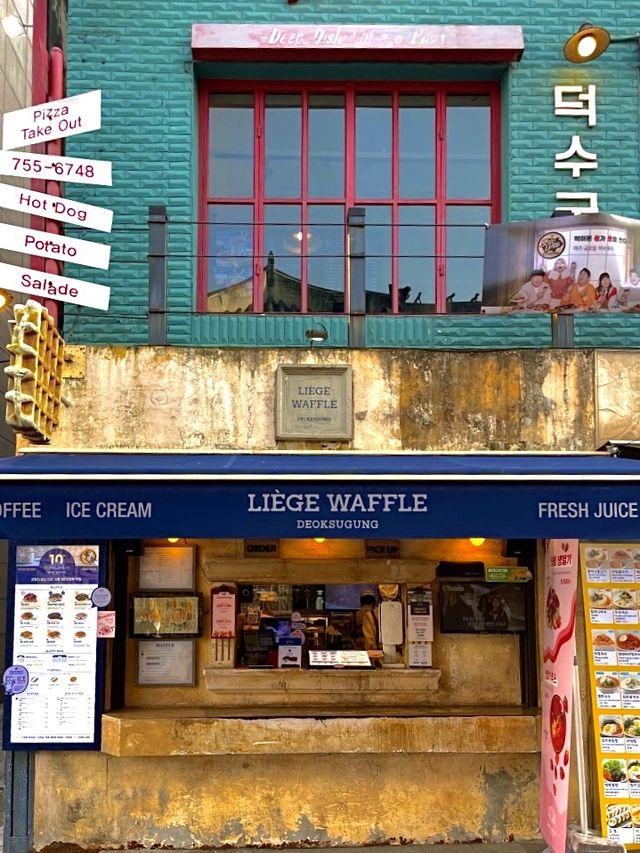 시청역 근처 아름다운 뷰를 자랑하는 와플 카페, 리에제 와플 더뷰🧇