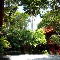 Beautiful Thai Architecture and Silk
