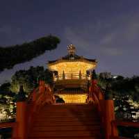 夜遊南蓮園池 静心漫步看建築