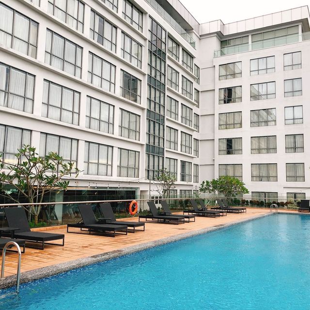 馬來西亞🇲🇾沙巴👙🩱白天🈚️邊際海景📍 Kota Kinabalu Marriott Hotel