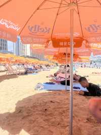 여름 휴가철 해수욕장은 역시 해운대🏖️